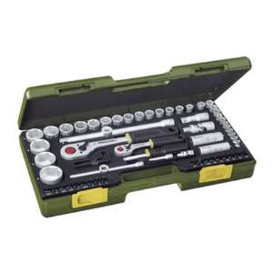 PROXXON Set nasadnih ključeva, 1/4" + 1/2", 65 komada